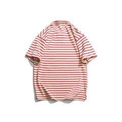 Striped Collared Polo Shirt