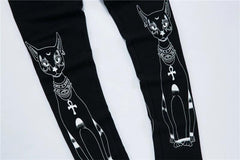 Cat Print Leggings