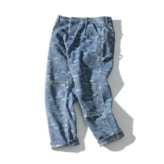 Bandana Pattern Denim Jeans