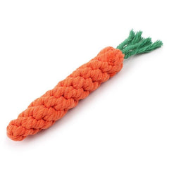 22cm Carrot Rope Chew Toy