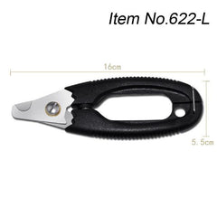 Stainless Steel Pet Nail Clipper with Sickle