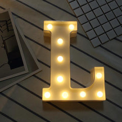 LED White Marquee Letter