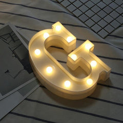 LED White Marquee Letter