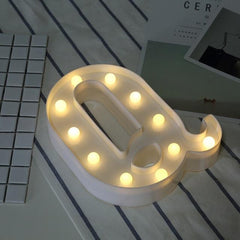 LED White Marquee Letter