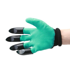 Garden Digging Gloves 4 Plastic Claws