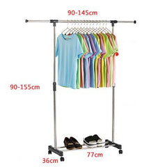 Stainless Steel Adjustable Clothes Hanging Rack