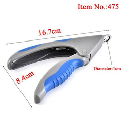 Stainless Steel Pet Nail Clipper with Sickle