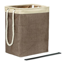 Linen Laundry Basket with Handles