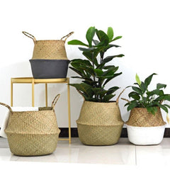 Foldable Bamboo Storage Baskets
