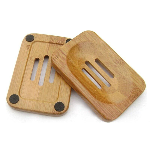1pc Eco-Friendly Natural Bamboo Soap Holder