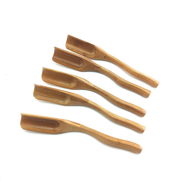 2PC Bamboo Tea Spoon Set