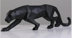 Abstract Black Panther Statue