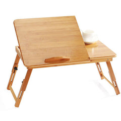 Portable Adjustable Bamboo Laptop Table