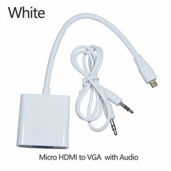 1080P Micro HDMI to VGA Video Adapter Cable