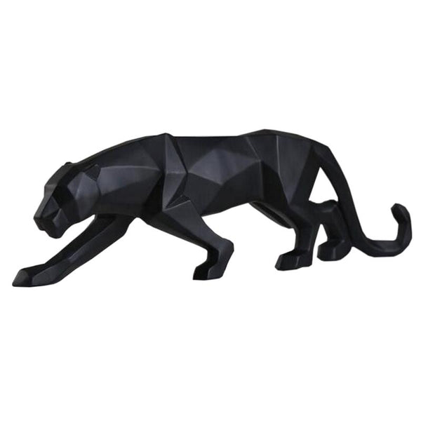 Abstract Black Panther Statue